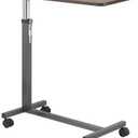 Drive Medical Overbed Table with Wheels, Woodgrain Top, Silver Vein
Overbed Table with Wheels Offers Secure Height Adjustment and Smooth Rolling Design for Everyday Comfort