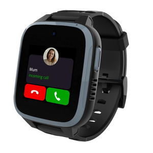 XPLORA XGO 3 - Watch Phone for Children (4G) - Calls, Messages, Kids School Mode, SOS Function, GPS Location, Camera and Pedometer – (Subscription Required) (Black)