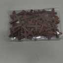50 Pack Bulk Small Cross Set for Crafts, Wooden Cross Charms for Christian Baptism, Easter, First Communion, Rosary (1 x 2 In)