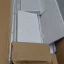 Lulive White Dresser for Bedroom with 10 Drawers, Chest of Drawers with Side Pockets and Hooks, PU Storage Dresser, Organizer Unit for Living Room, Hallway, Closet (White)