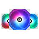 Thermalright TL-C14CW-S X3 CPU Fan, 140mm ARGB Case Cooler, 4pin PWM Silent Computer Fan with S-FDB Bearing Included, up to 1500RPM PC Cooling,White, 3 Packs