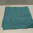 MIULEE Pack of 2 Decorative Outdoor Waterproof Pillow Covers Square Garden Cushion Sham Throw Pillowcase Summer Shell for Patio Tent Couch 18x18 Inch Teal