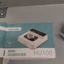 HOMDIS Portable Humidifiers for Travel, Small Mini Humidifier with Auto Shut-Off, Nightlight and Storage Bag for Hotel, Bedroom or Office, Plant Humidifier Indoor, Green