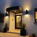 iYogaled Dusk to Dawn Outdoor Wall Light,Patio Wall Light Fixture, Oil Bronze Porch Lights Outdoor Wall, Anti Rust Waterproof Outside Wall Sconces for Garage, Balcony, Entrance - ETL