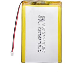 3.8V 505077 3000mAh Lithium Polymer ion Battery Rechargeable Polymer Battery Pack for ANBERNIC RG350 RG350M Game Console with JST 1.25mm Connector