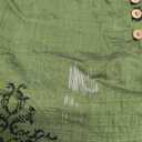 Unixseque Womens Summer Tops V Neck Short Sleeve Blouses Casual Button Down Shirts Floral Boho Clothing Trendy 2026 (L)