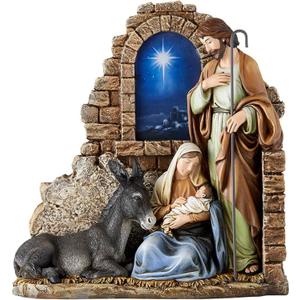 CBC Group Advent and Christmas Nativity Figurine, 11.5-Inch, Bethlehem Star