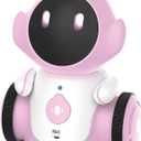 GILOBABY Robot Toys, Rechargeable Smart Talking Toys for Kids, Intelligent Robotic with Voice Controlled Touch Sensor, Singing, Dancing, Recording, Repeat, Birthday Gifts for Girls Ages 6+ Years Pink