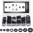 InstallGear 180pc Assorted Rubber Grommet Kit - 8 Sizes (1/4", 5/16", 3/8", 7/16", 1/2", 5/8", 7/8", 1") | Car Grommet Kit Assortment Rubber Wire Grommets for Wiring Automotive