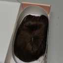 MY-LADY Human Hair Toppers for Women Real Human Hair with Bangs Thin 8.5 * 8.5CM Mono Base Clip in Remy Hairpieces Light Weight 12 Inch Dark Brown