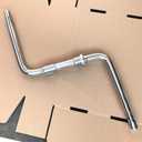 Wide One Piece Crankarm ONLY,One Piece Bike Crank only to Wide Crank Assembly Kit 1pc