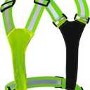 DAGIJIRD LED Reflective Vest USB Rechargeable Light Up Running Vest for Runners Night Walking