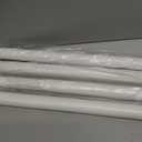 41 to 185 Inch Tension Curtain Rod No Drill White Shower Curtain Rod Extra Long Heavy Duty Tension Rod for Windows, Patio, Bathroom - Renter Friendly Adjustable Curtain Rods