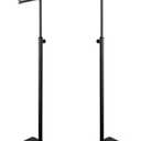 Hanging Hook Bag Stand - Set of 2 Adjustable Height Black Handbag Display Stand Set