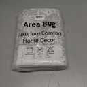 Lahome Vintage Floral Entryway Rug, 2x3 Kitchen Rugs Non-Slip Washable Indoor Door Mat Entrance,Ultra-Thin Soft Front Door Mat for Bathroom Small Throw Carpet for Bedroom(2x3ft,Grey)