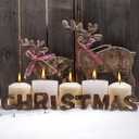 6 Pack 3x3 Inch Pillar Candles, Unscented Column Candles for Home Restaurants Spa Church Weddings, Smokeless Dripless and Clean Burning Emergency Candle - White