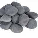 Pulovin 20 lbs River Rocks for Landscaping, 2"-3" Natural Rocks for Aquarium, Fish Tank, Decorative Garden Stones for Plants, Flower Pots, Vase, Walkways