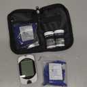 Metene TD-4116 Blood Glucose Monitor Kit, 100 Glucometer Strips, 100 Lancets, 1 Blood Sugar Monitor, Blood Sugar Test Kit with Control Solution, Lancing Device, No Coding, Large Display