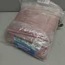 Memory Foam Chair Cushion Ultra Soft Thick Chenille Seat Pad with Slow Rebound Latex Core Washable Chair Cushion with Zipper for Office/Dining/Car Chair (Pink, 18x18 in)