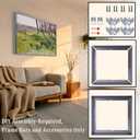 DIY Metal 24x36 Canvas Frame,0.9" Deep Floater Frame,Grey