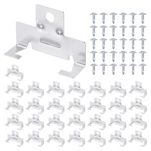 PATIKIL 28 Pcs Recessed Light Clips Downlight Housing C Clips, 304 Stainless Steel Can Light Clip with Fixture Screws for 5 to 6 Inch Retrofit Cans Down Light Recessed Lighting