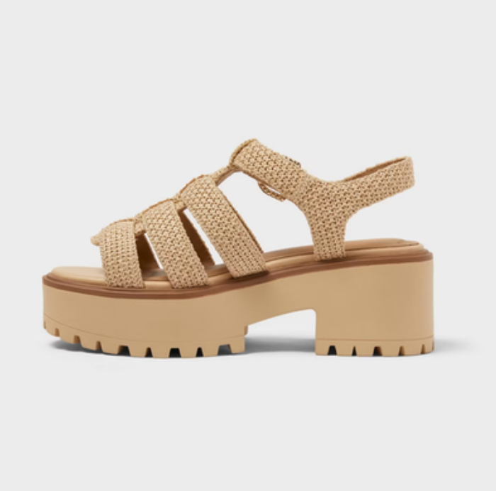 SWEET LIFE SANDALS NATURAL SIZE 9.5