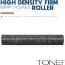 Tone Fitness High Density EPP Foam Exercise Foam Roller for Yoga, Pilates, Stretching, Massage, and Recovery | Multiple Sizes and Colors