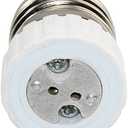 YI LIGHTING (Pack of 2) E26/E27 to MR16 Converter, E26/E27 Edison Screw to MR16 - Bi Pin GU5.3 Base Socket Adapter Converter