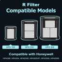 HPA300 Filter Replacement for Honeywell HPA300 Series Air Purifiers HPA300, HPA300VP, HPA304 HPA3300, Replace HRF-R3 (6 R Replacement Filters + 8 Activated Carbon Pre-Filter) by Funmit