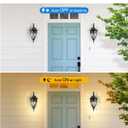 VIANIS Outdoor Lights for House Dusk to Dawn, 2 Pack Porch Lights Outside, Bronze Outdoor Light Fixture, Waterproof Exterior Lighting Fixtures for House, Doorway, Garage, Anti-Rust, Vintage Style, Down 2PK
