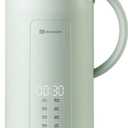 MOKKOM 9 in 1 Nut Milk Maker, 42oz Automatic Almond Milk Machine for Homemade Plant-Based Milk, Oats, Soy, Dairy Free Beverages, Soy Milk Maker with Delay Start/Keep Warm/Self-Cleaning/Boiling, Green