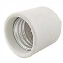 CHENJIN 2PCS Light Bulb Socket Extension Adapter E26-E40 Lighting Accessories Adapter Socket Screw Bulb Socket Porcelain Socket Extender for Recessed Light Canisters Porch Lights Bathroom Lights