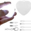 2Pcs Purse Light Handbag Light, Purse Glow Heart Lights, LED Automatic Sensor Portable Handbag NightLight, Touch Activated Mini Hand Bag PurseLamp for Women Bag Accessories