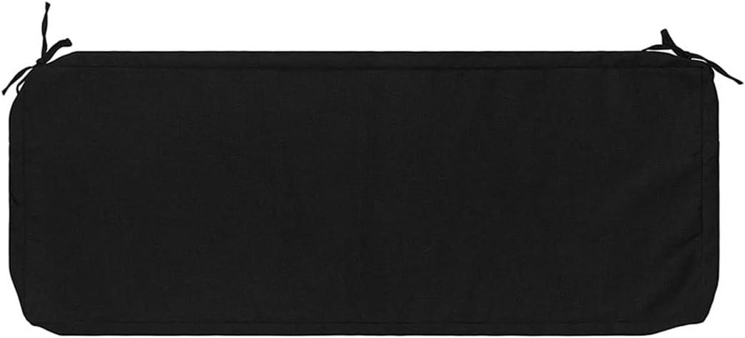 FUNHOME Outdoor Bench Cushion Cover 54 x18 x 3 inch,Water Resistant Cover with Zipper&Ties,Fade-Resistant Slipcover,Patio Porch Swing Cushion Cover Replacement Only,No Insert(Black) FUNHOME Outdoor Bench Cushion Cover 54 x18 x 3 inch,Water Resistant Cover with Zipper&Ties,Fade-Resistant Slipcover,Patio Porch Swing Cushion Cover Replacement Only,No Insert(Black)