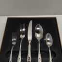 KINGSTONE Vintage Silverware Set, 60-Piece 18/10 Stainless Steel Retro Royal Flatware Cutlery Set for 12 with Carved Thick Handles, Tableware Utensils for Home,Party,Restaurant,Wedding,Dishwasher Safe