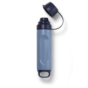 LifeStraw Peak Series  Solo Personal Water Filter for Hiking, Camping, Travel, Survival and Emergency preparedness. Removes Bacteria, parasites and microplastics. (Mountain Blue)