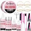 15Pcs Wig Kit for Lace Front,Strong Hold Melting Spray Lace Glue Hair Wax Stick/Lace Melting Band/Edge Control/Edge Brush - Wig Accessory Essentials Kit