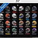 NFL League - Helmets 24 Wall Poster, 34L" x 22.4W", Premium Unframed Version