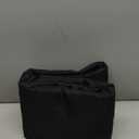 Nasitos 2 Pack Black Tablecloth for 8FT Trade Show Table Covers-Open Back Folding Tablecloths Washable Fabric and Wrinkle Resistant Table Covers for Craft Show, Display Table, Parties, Birthday