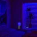 Blue Night Light Plug in, Dusk to Dawn Sensor Automatic On and Off, Decorative Wall Blue LED Night Lights for Adults Kids Room, Hallway,Bedroom, Stairs, Kitchen, Halloween Christmas Decor, 4 Pack