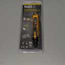Klein Tools NCVT3P Dual Range Non Contact Voltage Tester, 12 - 1000V AC Pen, Flashlight, Audible and Flashing LED Alarms, Pocket Clip