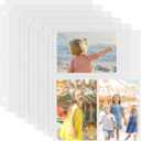 Aegero 50 Pack 4 x 6 Photo Sleeves for 3 Ring Binder(300 Pictures), Heavy-Duty Archival Photo Page Protectors, Clear Picture Album Refill Pages Holds, Acid-Free