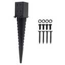 4 Pcs 32" 4"x4" Fence Post Anchor Ground Spike (Fit 3.6"x3.6") Post