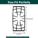 316551802 Burner Grates Stove Replacement Parts for Frigidaire Gas Stove Grates Gallery 5 Burner Cast Iron Stovetop Surface Burner Center Grate 18.9 x 9.4 PLGFMZ98GC 3165518 Oven Grates 1 Pcs