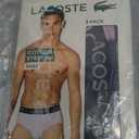 Lacoste Men's Cotton Stretch Essentials Briefs Medium