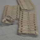 Trgowaul Velvet Hangers Clips, Pants Hangers Velvet Clips, Strong Finger Clips Perfect for Thin Velvet Hangers (60pc, Beige)
