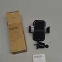 Lamicall 2026 Wider Clamp & Metal Hook Car Phone Holder Vent [Thick Cases Friendly] Phone Holders for Your Car Mount Gfts Automobile Hands Free Accessories for Women Men for iPhone 16 15 14 13 Pro Max (Black)