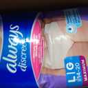 Always Discreet Adult Diapers for Women, Incontinence Underwear, Postpartum Essentials, Disposable Briefs, Max Absorbency, Bladder Leak Protection, Large, 76ct