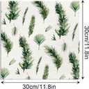 2 x VIVIQUEN 24 Pack Christmas Tree Double-Sided Paper, 12-inches Dark Green Textured Scrapbook Paper Xmas Craft Paper Folded Flat for DIY Background Card Making Scrapbook Photo Album Decor