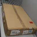 KHAMAL Grill Cart Outdoor with Wheels - Foldable Pizza Oven Stand Table, Portable Dining Cart Table for Outdoor, BBQ, Indoor, Kitchen(Black with Silver Handle)